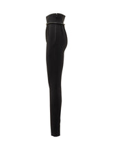 Elisabetta Franchi Pantaloni a Vita Alta con Dettaglio Gioiello - Abbigliamento Donna | Lidia Shopping