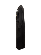 Cappotto Elisabetta Franchi Doppiopetto Lungo con Bottoni Oro - Abbigliamento Donna | Lidia Shopping