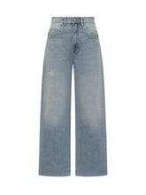 Icon Denim Wide-Leg Distressed Jeans - Collezione Happy Birthday | Lidia Shopping