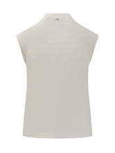 Genny Top Senza Maniche a Costine Bianco - Abbigliamento Donna | Lidia Shopping
