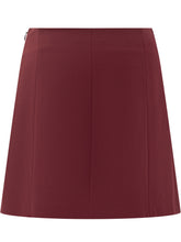 Genny Gonna Minigonna Bordeaux Elegante - Abbigliamento Donna | Lidia Shopping