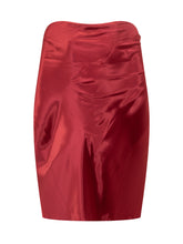 Genny Red Draped Satin Jacket - Collezione Happy Birthday | Lidia Shopping
