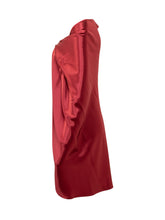 Genny Red Draped Satin Jacket - Collezione Happy Birthday | Lidia Shopping