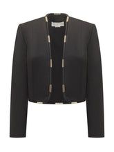 Genny Black Jacket with Metallic Details - Collezione Happy Birthday | Lidia Shopping