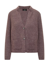 Gran Sasso Cardigan Lilla in Maglia con Bottoni - Abbigliamento Donna | Lidia Shopping