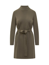 Abito Marrone in Maglia con Cintura Gran Sasso - Abbigliamento Donna | Lidia Shopping