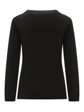 Gran Sasso Maglia Nera Girocollo in Lana - Abbigliamento Donna | Lidia Shopping