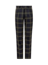 Gabriele Pasini Green and Blue Tartan Trousers for Men - Collezione Happy Birthday | Lidia Shopping