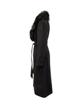 Michael Kors Cappotto Nero con Collo in Eco Pelliccia - Abbigliamento Donna | Lidia Shopping