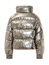 Michael Kors Metallic Silver Puffer Jacket - Black Friday – ENG | Lidia Shopping