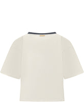 Michael Kors T-Shirt Bianca con Logo Ricamato - Abbigliamento Donna | Lidia Shopping
