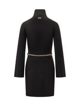 Michael Kors Ribbed Knit Dress with Chain Belt - Collezione Happy Birthday | Lidia Shopping