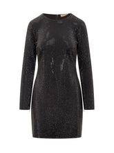 Michael Kors Black Short Dress with Sequins - Collezione Happy Birthday | Lidia Shopping