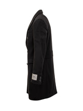 Corneliani Black Double-Breasted Wool Coat - Collezione Happy Birthday | Lidia Shopping