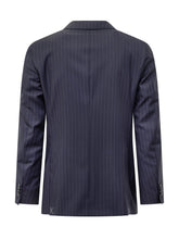 Abito Blu Gessato in Lana Corneliani - Abbigliamento Uomo | Lidia Shopping