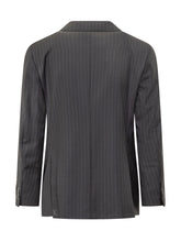 Corneliani Grey Pinstripe Two-Piece Suit - Collezione Happy Birthday | Lidia Shopping