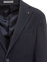 Corneliani Giacca Blu in Lana con Revers Classico - Abbigliamento Uomo | Lidia Shopping