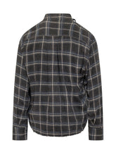 Isabel Marant Camicia Check Grigia con Collo Alto - Abbigliamento Donna | Lidia Shopping
