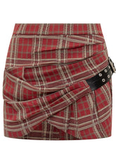 Isabel Marant Minigonna a Quadri Rossa - Abbigliamento Donna | Lidia Shopping