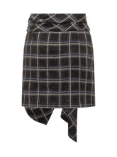 Isabel Marant Gonna a Quadri con Nodo Frontale - Abbigliamento Donna | Lidia Shopping