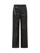 Isabel Marant Pantaloni a Righe con Dettaglio Cintura - Abbigliamento Donna | Lidia Shopping