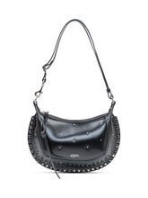Isabel Marant Borsa Oskan Moon-GD in Pelle Nera - Borse A Spalla Donna | Lidia Shopping
