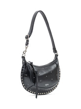 Isabel Marant Borsa Oskan Moon-GD in Pelle Nera - Borse A Spalla Donna | Lidia Shopping