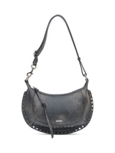 Isabel Marant Borsa Oskan Moon-GD in Pelle Vintage Nera - Borse A Spalla Donna | Lidia Shopping