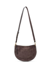 Isabel Marant Borsa Oskan Soft Zip in Suede Marrone - Borse A Spalla Donna | Lidia Shopping