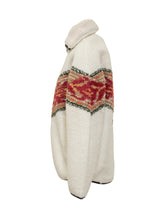 Pullover in Shearling con Motivo Geometrico Isabel Marant Étoile - Abbigliamento Donna | Lidia Shopping