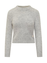 Maglione Grigio in Lana con Logo Isabel Marant - Abbigliamento Donna | Lidia Shopping