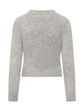 Maglione Grigio in Lana con Logo Isabel Marant - Abbigliamento Donna | Lidia Shopping