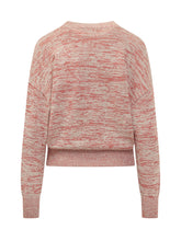 Isabel Marant Étoile Pink Melange Sweater with Logo - Collezione Happy Birthday | Lidia Shopping