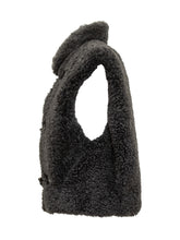 Isabel Marant Étoile Black Shearling Vest with Toggle Closure - Collezione Happy Birthday | Lidia Shopping