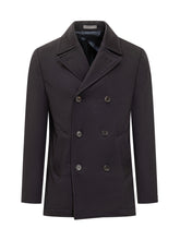 Corneliani Viscose Double-Breasted Coat for Men - Collezione Happy Birthday | Lidia Shopping