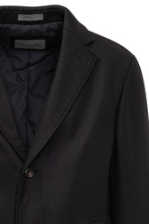 Cappotto Nero Classico Corneliani - Abbigliamento Uomo | Lidia Shopping