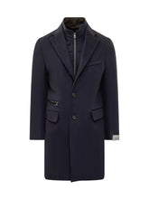 Corneliani Blue Coat with Inner Vest - Collezione Happy Birthday | Lidia Shopping