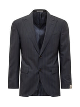 Abito Blu Gessato Corneliani - Abbigliamento Uomo | Lidia Shopping