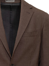 Corneliani Brown Single-Breasted Jacket for Men - Collezione Happy Birthday | Lidia Shopping