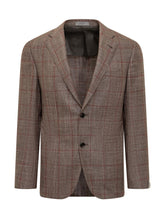 Corneliani Brown Prince of Wales Blazer - Collezione Happy Birthday | Lidia Shopping