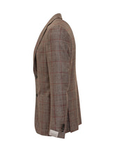 Corneliani Brown Prince of Wales Blazer - Collezione Happy Birthday | Lidia Shopping
