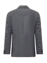 Corneliani Gray Prince of Wales Blazer - Collezione Happy Birthday | Lidia Shopping