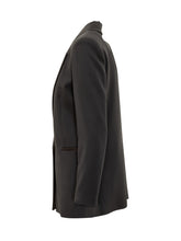 Actualee Black Blazer with Satin Lapels - Actualee | Lidia Shopping