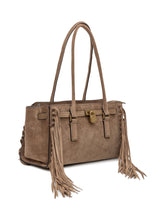 Michael Kors Borsa SM EW Shoulder Tote in Suede - Borse A Spalla Donna | Lidia Shopping