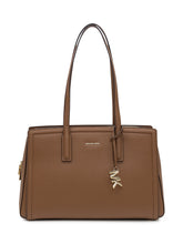Michael Kors Medium Brown Leather Tote Bag - Collezione Happy Birthday | Lidia Shopping