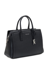Michael Kors Medium Black Leather Tote Bag - Collezione Happy Birthday | Lidia Shopping