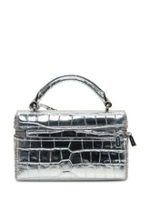 Michael Kors Vanity Case in Pelle Argento - Borse A Spalla Donna | Lidia Shopping