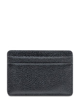 Michael Kors Portacarte in Pelle Nera Martellata - Accessori Donna | Lidia Shopping