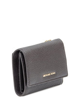 Michael Kors MD Trifold Wallet in Pelle Nera - Accessori Donna | Lidia Shopping