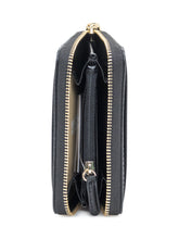 Michael Kors MD Zip Wallet in Pelle Nera - Accessori Donna | Lidia Shopping